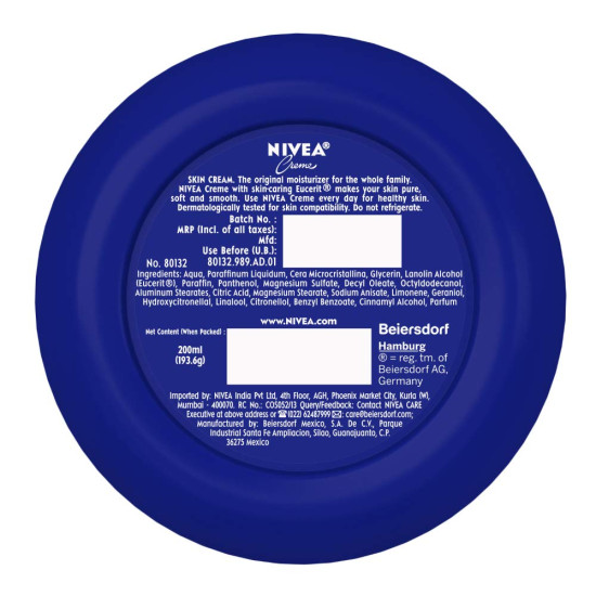 Nivea Creme, All Season Multi-Purpose Cream, 200ml