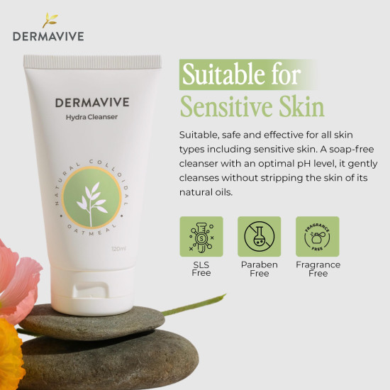 Dermavive Hydra Cleanser - 120 mL