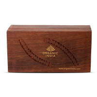 Organic India Tulsi Wooden Gift Box - 100 Tea Bags