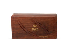 Organic India Tulsi Wooden Gift Box - 100 Tea Bags