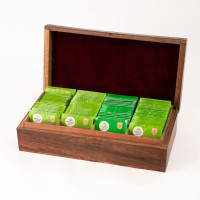 Organic India Tulsi Wooden Gift Box - 100 Tea Bags