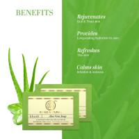 KHADI NATURAL Aloevera Handmade Soap, 125g|Herbal Bathing Soap for Healthy Skin | Natural Soap with Essential Oils | Soap with skin hydrating properties| Suitable for All Skin Types | Pack of 2