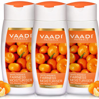 Vaadi Herbals Fairness Moisturiser with Mandarin Extract, 110ml x 3