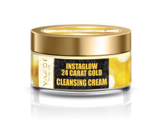 Vaadi Herbals 24 Carat Gold Cleansing Cream, Marigold Oil and Wheatgerm Oil, 50g