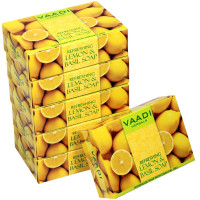 Vaadi Herbals Super Value Refreshing Lemon and Basil Soap, 75gms x 6