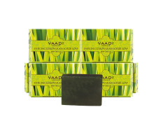 Vaadi Herbals Super Value Enticing Lemongrass Scrub Soap, 75gms x 6