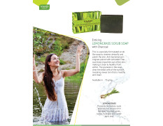 Vaadi Herbals Super Value Enticing Lemongrass Scrub Soap, 75gms x 6