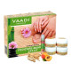 Vaadi Herbals Soothing and Refreshing Pedicure Manicure Spa Kit, Cream and Oil Set, 135g