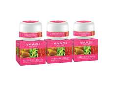 Vaadi Herbals Fairness Cream, Saffron Aloe Vera and Turmeric Extracts, 30g x 3