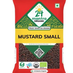 24 Mantra Organic Mustard Seeds - 100gms | Chemical Free & Pesticides Free