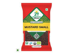 24 Mantra Organic Mustard Seeds Small/Sarson k beenj/Ava Ginjalu - 100gms | Pack of 1 | Chemical Free & Pesticides Free | Unadulterated | Rich Flavour | Minimally Processed