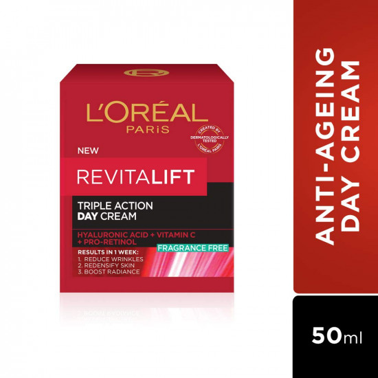 L'Oreal Paris Revitalift Triple Action Day Cream, 50 g