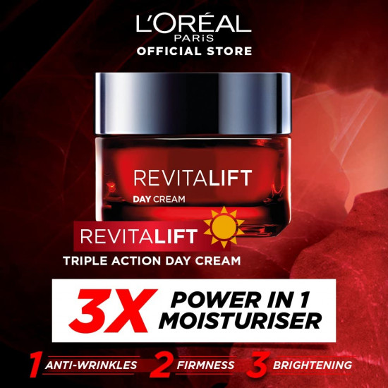 L'Oreal Paris Revitalift Triple Action Day Cream, 50 g