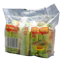 Wai Wai Vegetarian 123 Veg Noodles, 75 Grams(Pack Of 5)
