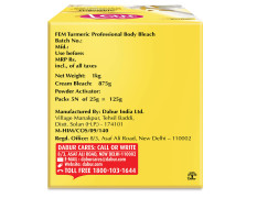 Fem Turmeric Professional Body Bleach - 1Kg | For Fair Soft Glowing Body | Specially customised for Body Skin | Goodness of Turmeric Extract | For All Skin Types | Instant & Long Lasting Results