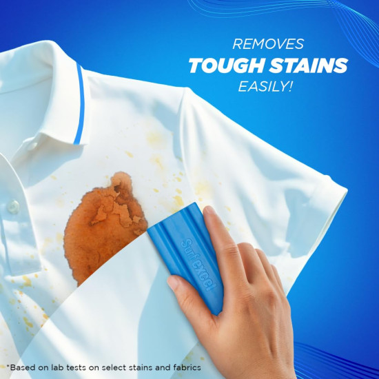 Surf Excel Detergent Bar|| Laundry Detergent Bar For Clothes|| Removes Tough Stains|| 4x200 g