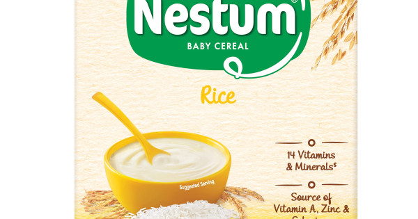 NESTUM Baby Cereal – From to 12 months, Rice, 300g Buy Now at