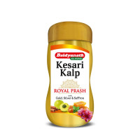 Baidyanath Kesari Kalp Royal Chyawanprash - 500g - Promotes Vitality, Strength & Stamina in Adults and Elderly | Revitalizer Enriched with Gold and Saffron