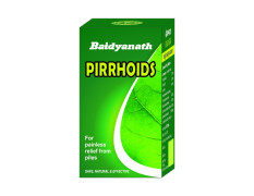 Baidyanath Pirrhoids Tablets | Arshoghini Bati, Prawal Pisti, Jamikand, Mesua Ferra, Vetiveria Zizanioides, Commiphora Myrrha Blend | 50 Tablets