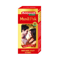 Baidyanath Red Musli Pak - Made With Pure Safed Musli For Strength And Vitality - 250G Powder
