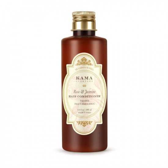 Kama Ayurveda Rose & Jasmine Hair Conditioner For Dry Hair (Jasmine), 200ml