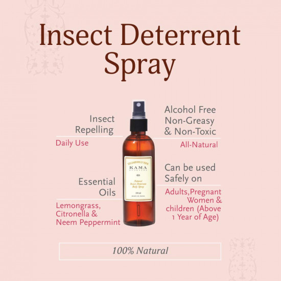 Kama Ayurveda Natural Insect Deterrent Body Spray, 100ml