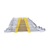 STANLEY 70-964E Combination Spanner Set With Maxi-Drive System (12-Pieces), Chrome-Vanadium Steel