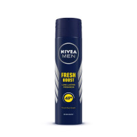 NIVEA Deodorant, Fresh Boost, 48h Long lasting Freshness with Fresh Musk Scent for Men, 150ml
