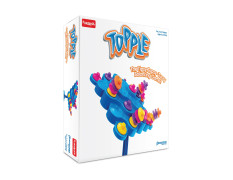 Funskool Games Topple, Strategy balancing and skill game, Stack 5 in a row, For Kids & Family, 2 - 4 players, Ages 6 and above