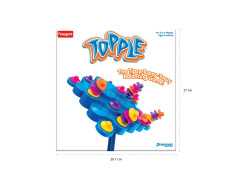 Funskool Games Topple, Strategy balancing and skill game, Stack 5 in a row, For Kids & Family, 2 - 4 players, Ages 6 and above