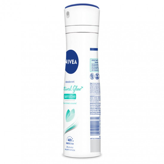 Nivea Women Deodorant, Whitening Sensitive, For 48H Protection, 150 ml