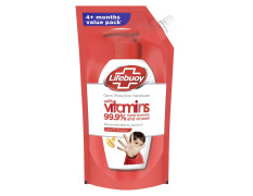 Lifebuoy Total 10 Activ Naturol Germ Protection Handwash Refill, 750 ml/725 ml