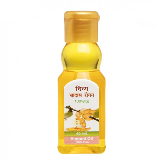 Patanjali Divya Badam Rogan (Pure Almond Oil) 60ml by Divya