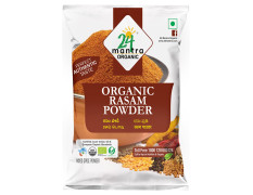 24 Mantra Organic Rasam Powder - 100gms | Pack of 1 | 100% Organic | Chemical Free & | Pesticides Free | Unadulterated | Flavourful | Aromatic