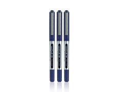 uni-ball Eye UB150 0.5mm Roller Ball Pen | Blue Ink, Pack of 3
