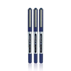 uni-ball Eye UB150 0.5mm Roller Ball Pen | Blue Ink, Pack of 3