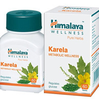 Himalaya Himalaya Wellness Pure Herbs Karela Metabolic Wellness - 60 Tablets, White