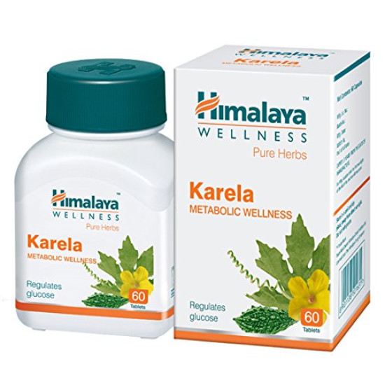 Himalaya Himalaya Wellness Pure Herbs Karela Metabolic Wellness - 60 Tablets, White
