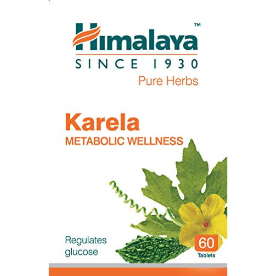 Himalaya Himalaya Wellness Pure Herbs Karela Metabolic Wellness - 60 Tablets, White