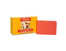 Vaadi Herbals Divine Sandal Soap with Saffron and Turmeric, 75g