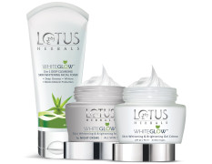 Lotus Herbals Whiteglow Day And Night Face Cream Pack with Face Wash | For Glowing Skin| For Oily, Dry & Combination Skin | Reduce Dark Spots| For Women and Men| 220g