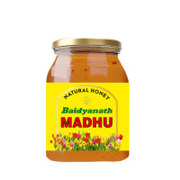 Baidyanath Madhu - 500g | No Sugar Adulteration |Natural Immunity Booster & Antioxidant Powerhouse| Weight Management, Cough Relief, Natural Honey & Sore Throat Relief |