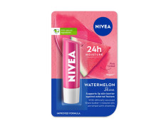 NIVEA Watermelon Shine 4.8g Lip Balm|24 H Melt in Moisture Formula|Natural Oils|Glossy Finish