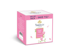 Yardley London English Rose Luxury Soap, 100 G, Pack of 3