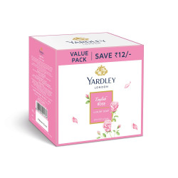 Yardley London English Rose Luxury Soap, 100 G, Pack of 3