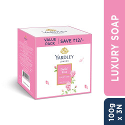 Yardley London English Rose Luxury Soap, 100 G, Pack of 3