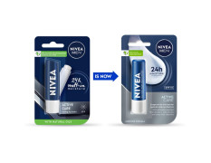NIVEA MEN Active Care 4.8g Lip Balm|24 H Melt in Moisture Formula|Natural Oils|Nourished Lips
