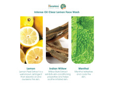 Himalaya MEN Intense Oil Clear Lemon Face Wash, 100ml