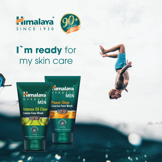 Himalaya MEN Intense Oil Clear Lemon Face Wash, 100ml