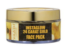 Vaadi Herbals 24 Carat Gold Face Pack, Vitamin E and Lemon Peel, 70g